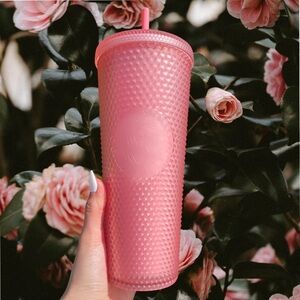 STARBUCKS pink lemonade studded tumbler